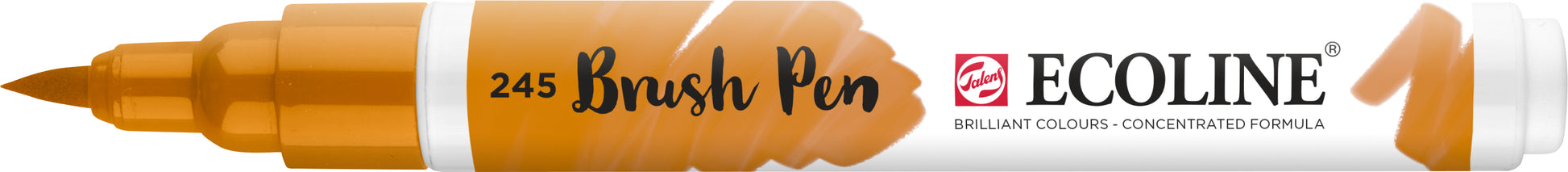 Talens Ecoline Brush Pen – Pinselspitze, Safrangelb, Wasserlöslich