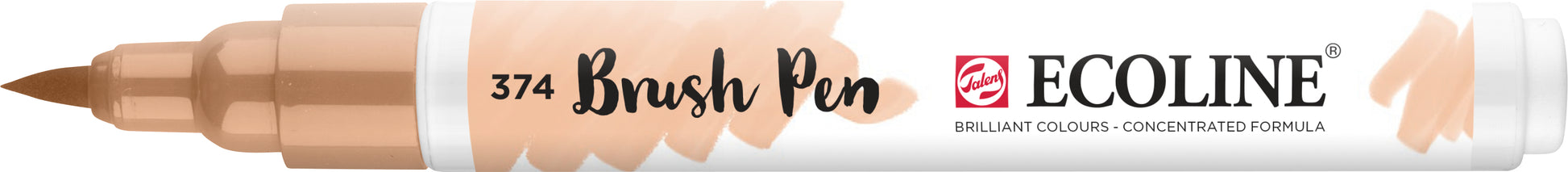 Talens Ecoline Brush Pen – Pinselspitze, wasservermalbar, Pink-Beige