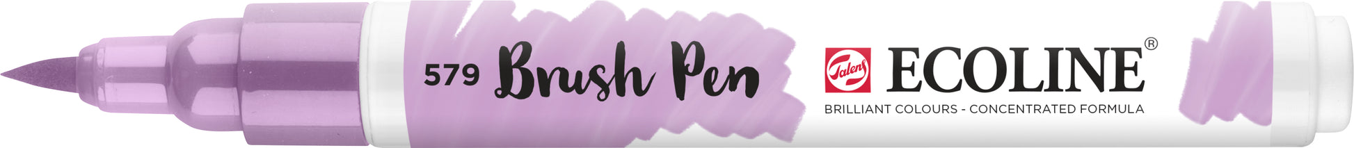 Talens Ecoline Brush Pen Pastell – Pinselspitze, pastellviolett, wasservermalbar