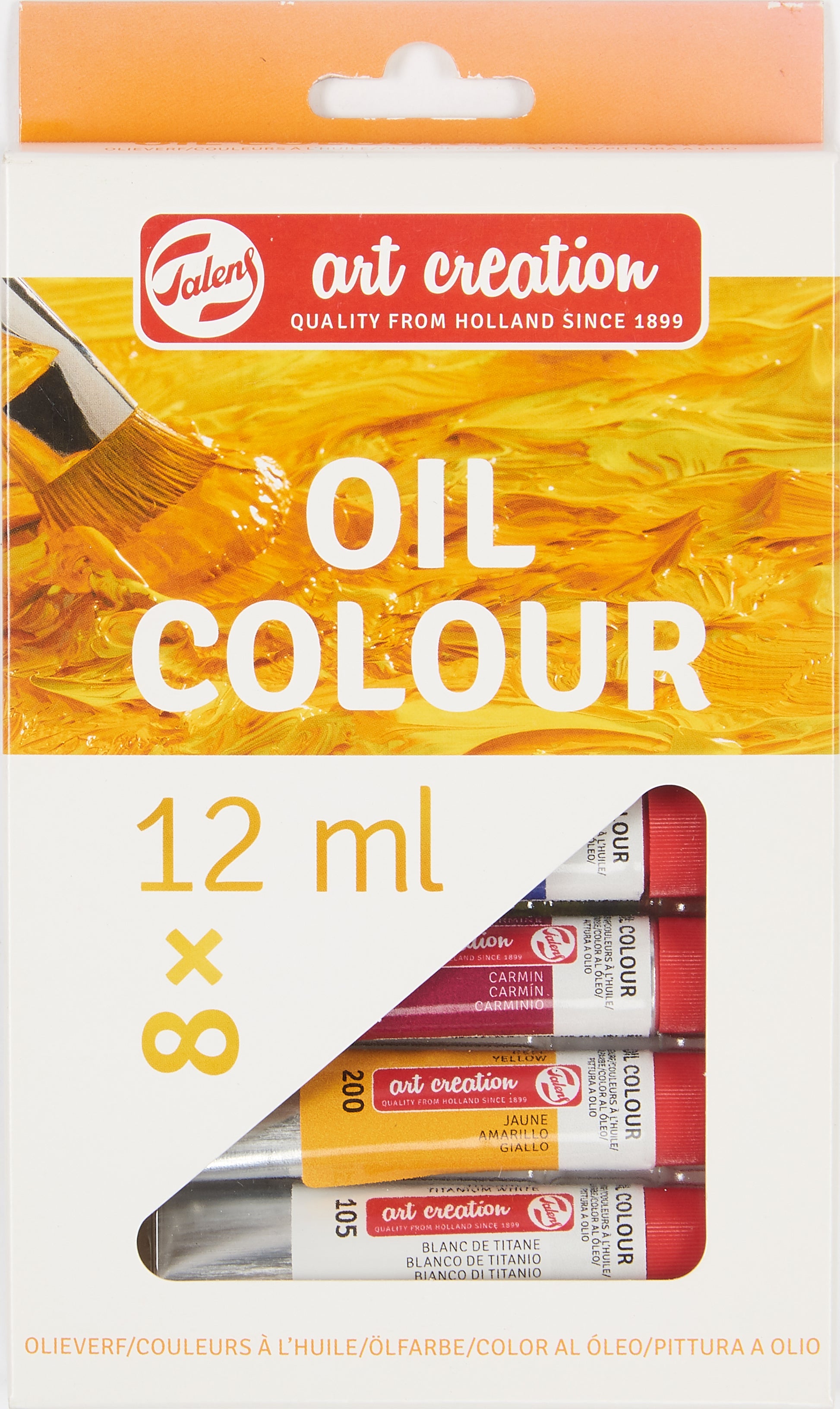 Talens Ölfarben-Set – Mehrfarbig – 8×12 ml (96 ml)