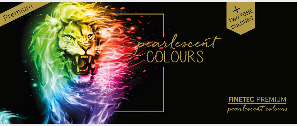 Talens Finetec Aquarellfarben – Perlglanz, irisierend – 24 Farben – Malkasten