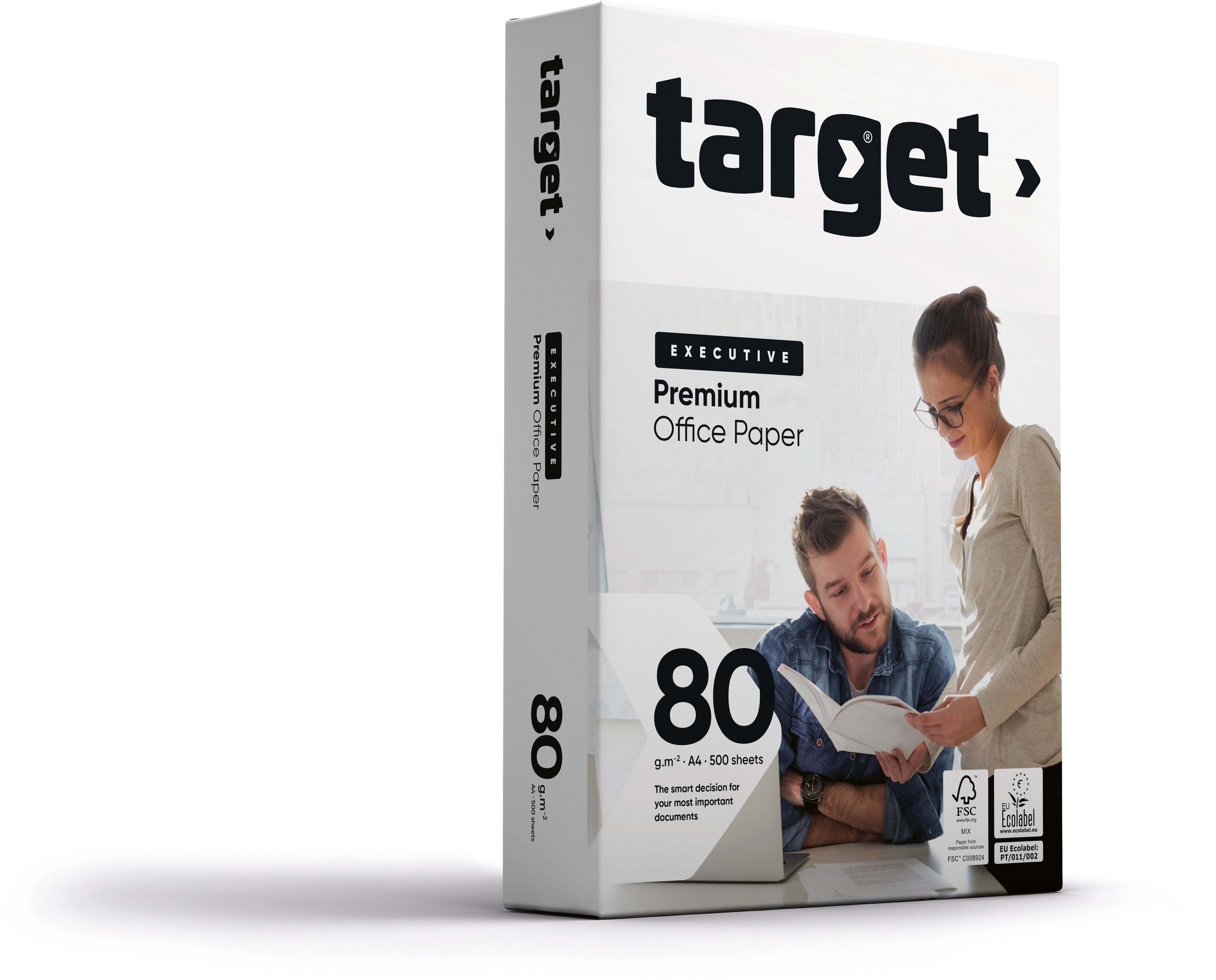 Target Executive Kopierpapier Weiss – A4, 80 g/m², 500 Blatt