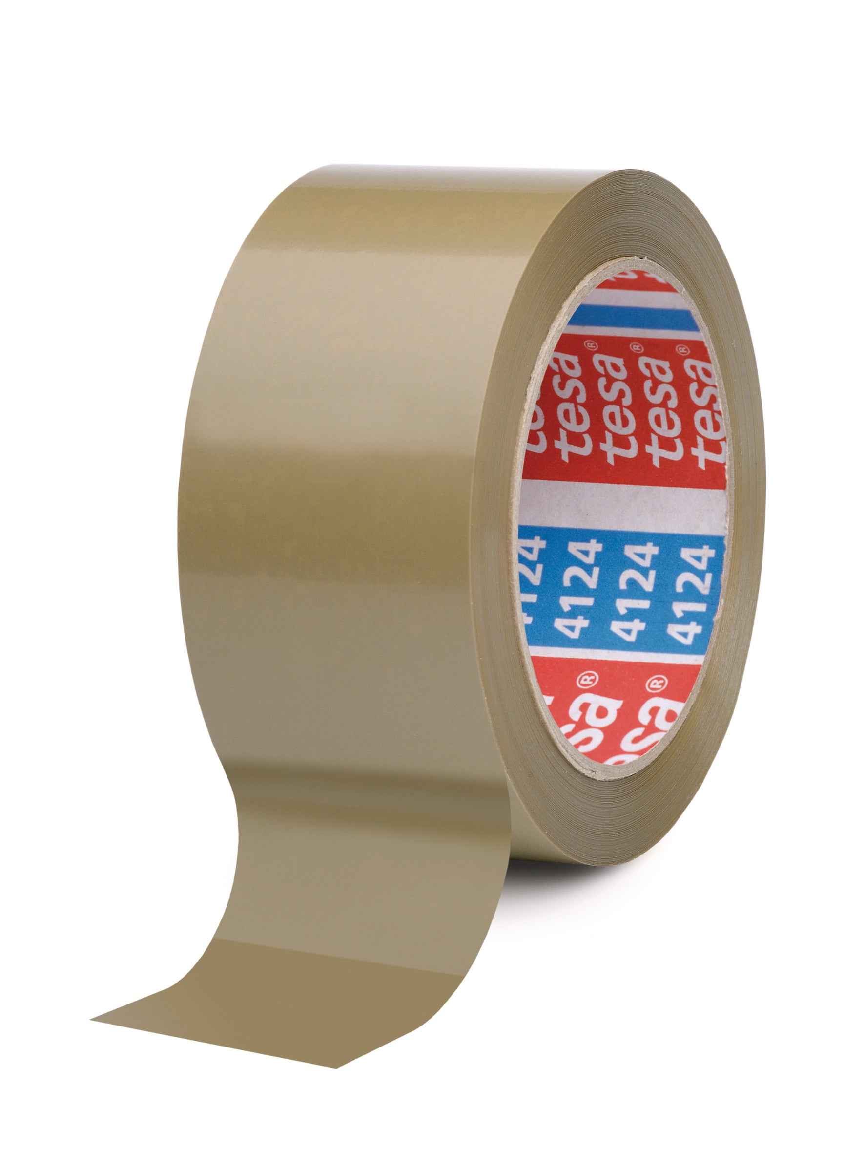 TESA Verpackungsklebeband, PVC, Braun, Ultra Stark – 30 mm × 66 m