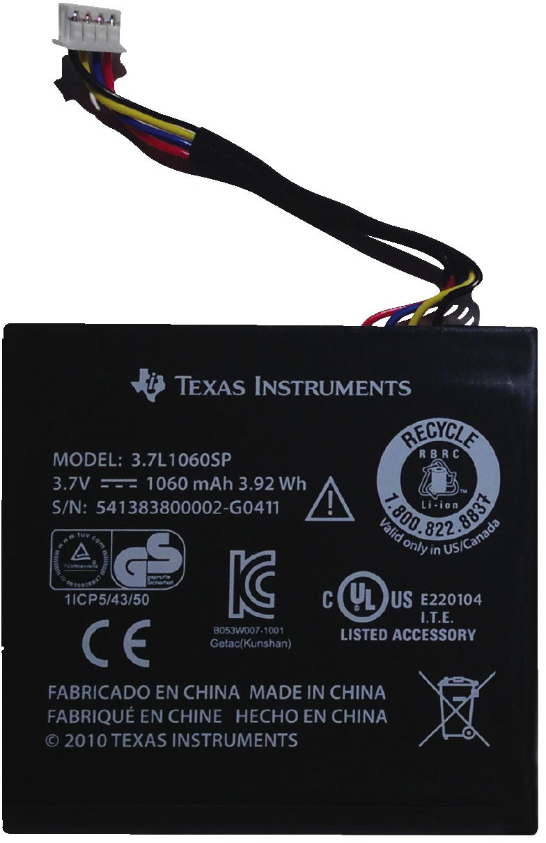 Texas Instruments Li-Ion Akku 3,7 V – für TI-Nspire/TI-Nspire CAS/TI-84+ CS E mit Touchpad