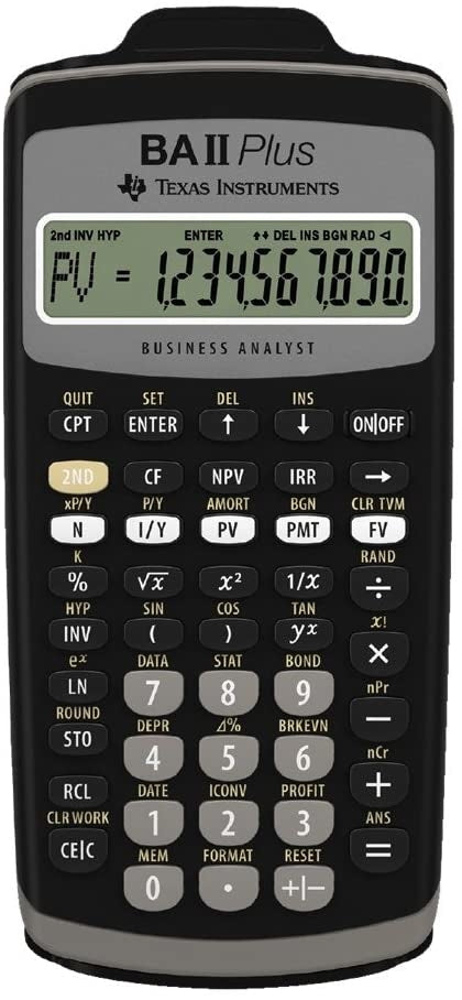 Texas Instruments Finanzrechner TI-BA II Plus