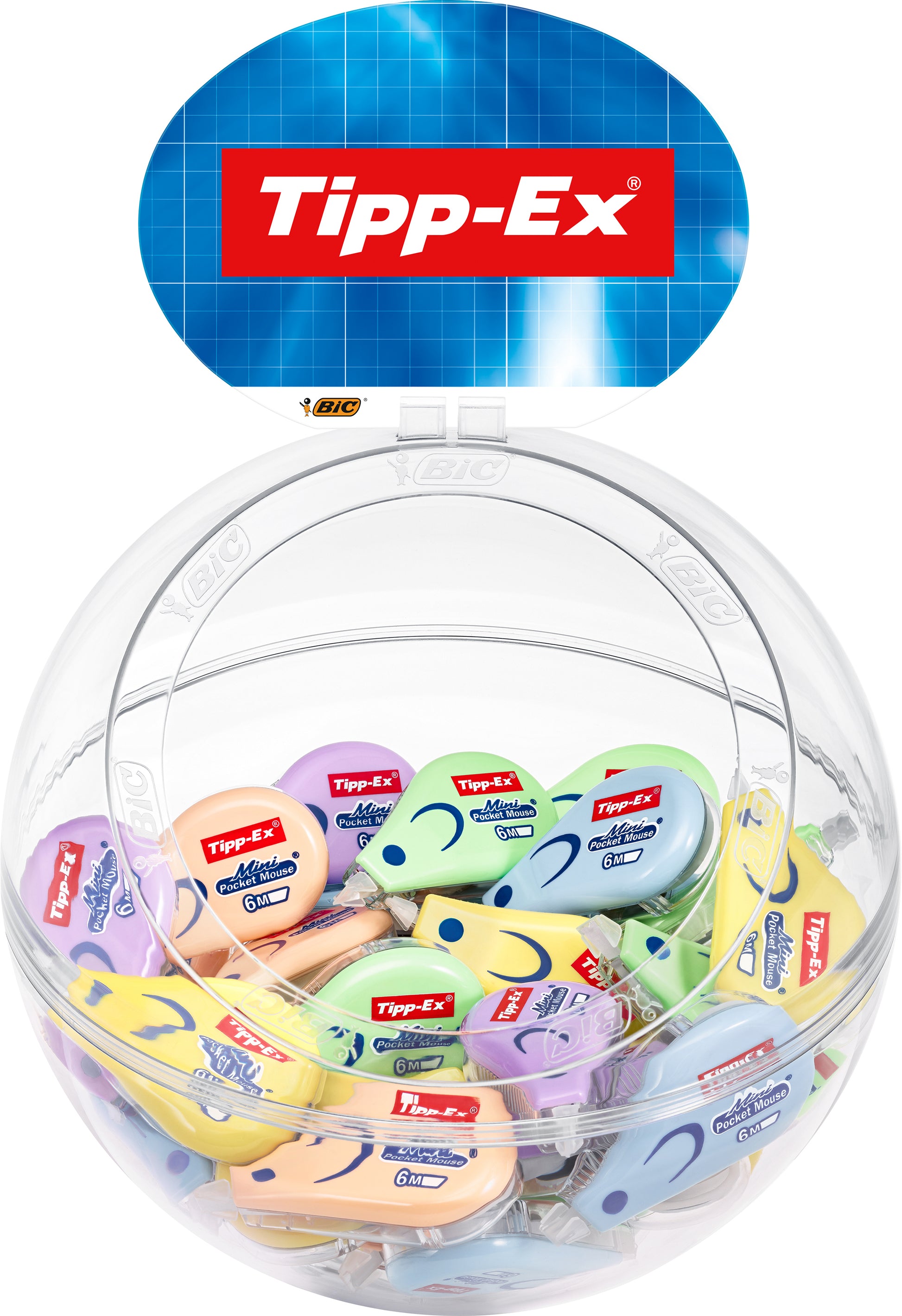 Tipp-Ex Mini Pocket Mouse Korrekturroller 5 mm × 6 m – Einweg