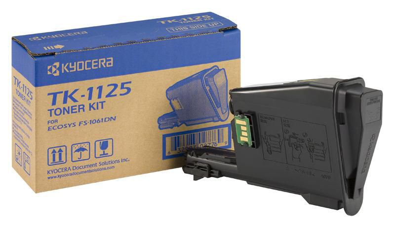 Kyocera – Toner TK-1125 – Schwarz, 2100 Seiten – für Kyocera FS-1061DN/FS-1325MFP