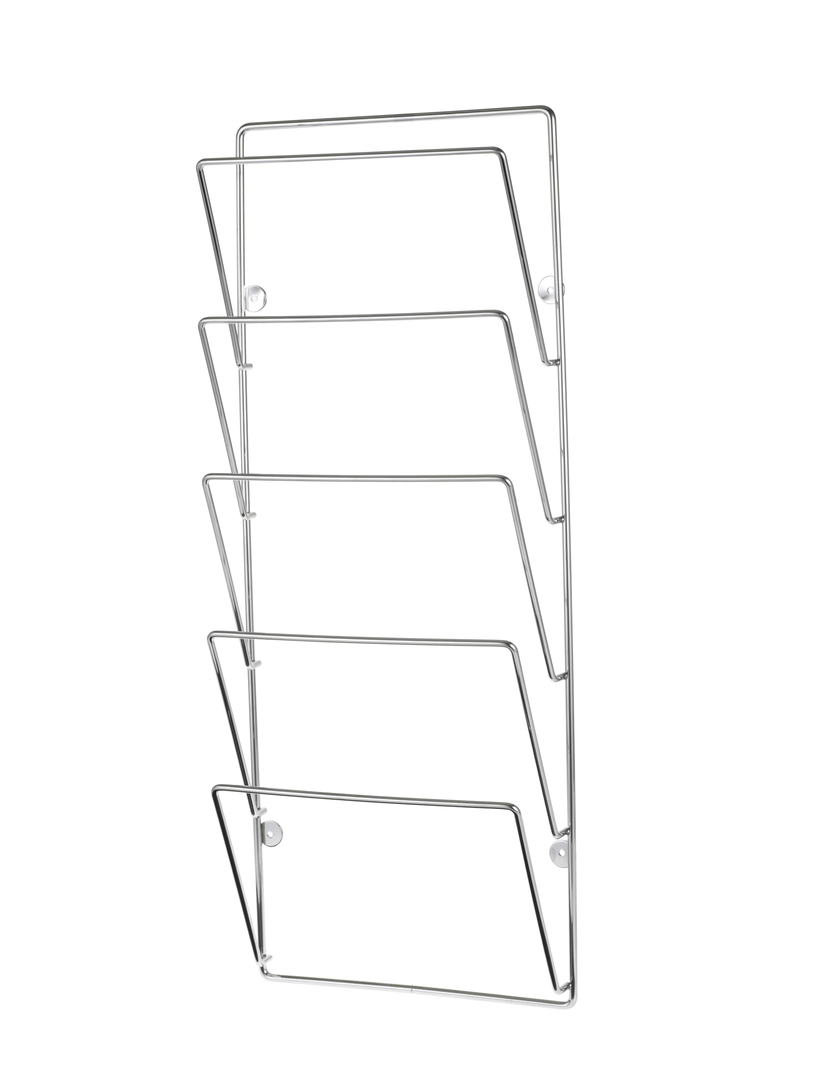 TMP Wandprospekthalter 5 Fächer – 282×94×637 mm – 2793