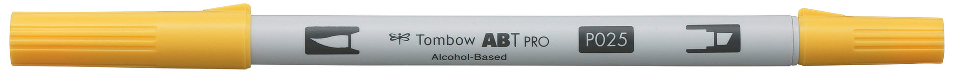 Tombow ABT PRO Outline-/Kreativmarker – Doppeltspitze (Pinselspitze + feine Spitze) – Orange