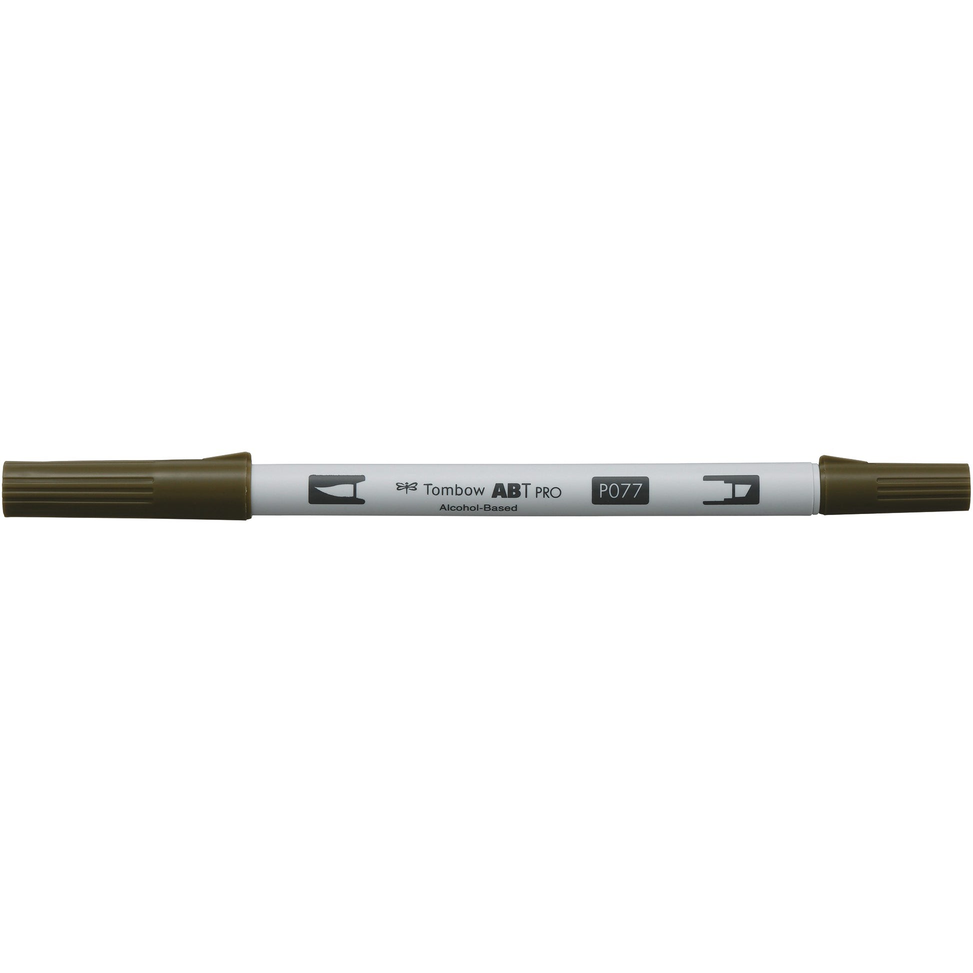 Tombow ABT PRO 077 Permanentmarker Metallic – Pinsel-/Keilspitze 0,5–5,5 mm – Bronze