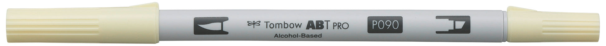 Tombow ABT PRO ABTP-090 Outline-/Kreativmarker – Pinselspitze – Babygelb