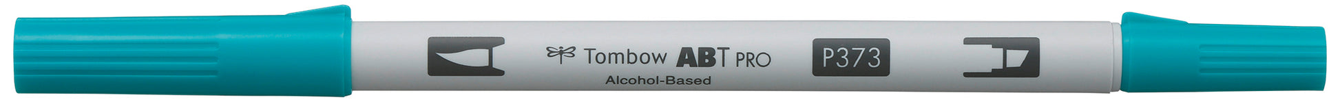 Tombow ABT PRO ABTP-373 Permanentmarker – Bürstenspitze – Meerblau