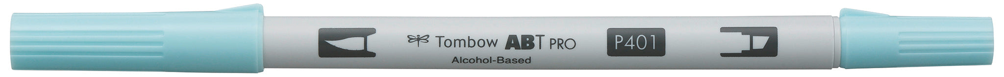 Tombow ABT PRO ABTP-401 Outline-/Kreativmarker – Doppeltspitze – Aqua