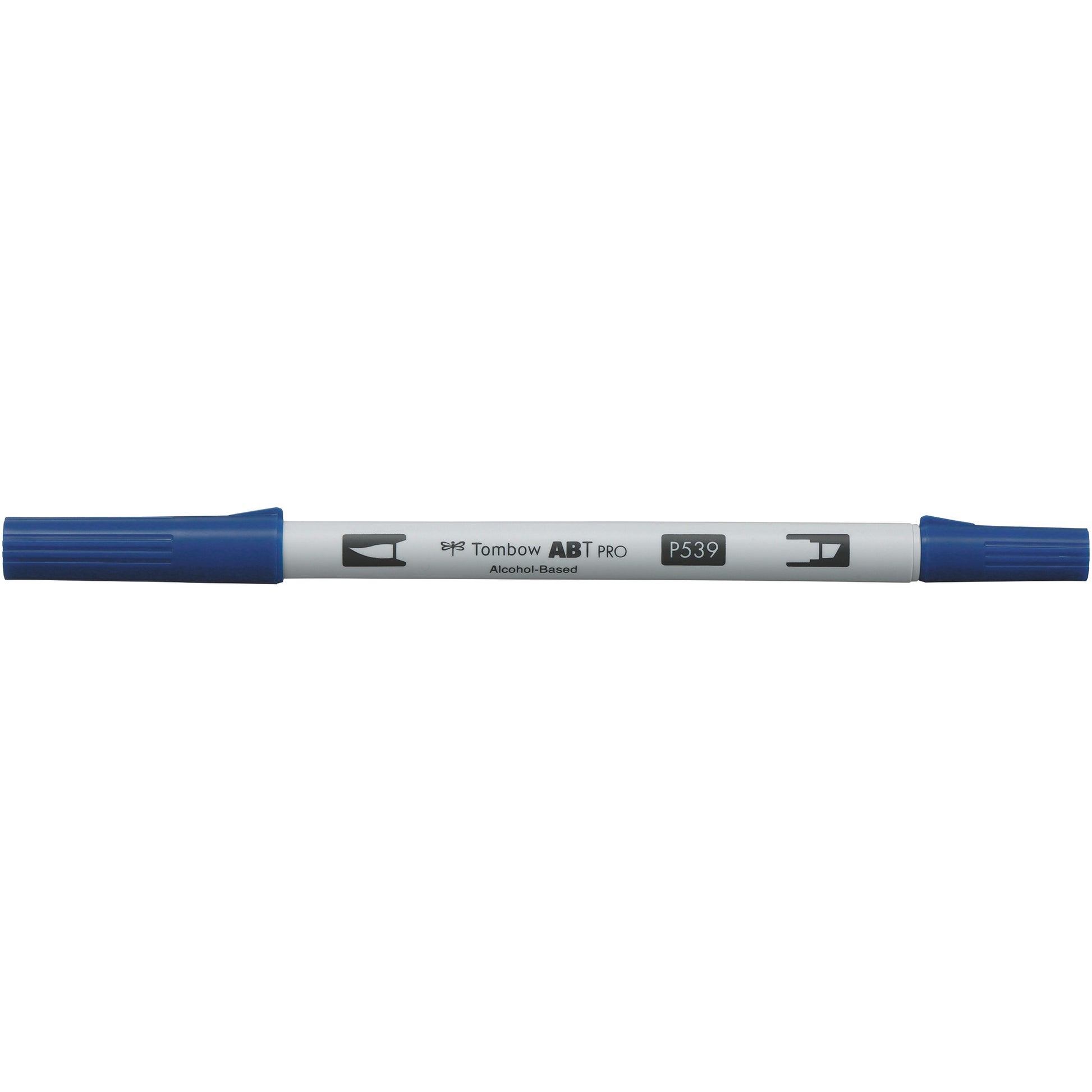 Tombow ABT PRO ABTP-539 Outline-/Kreativmarker – Doppeltspitze (Pinsel-/Keilspitze) 0,5–5,5 mm – denim