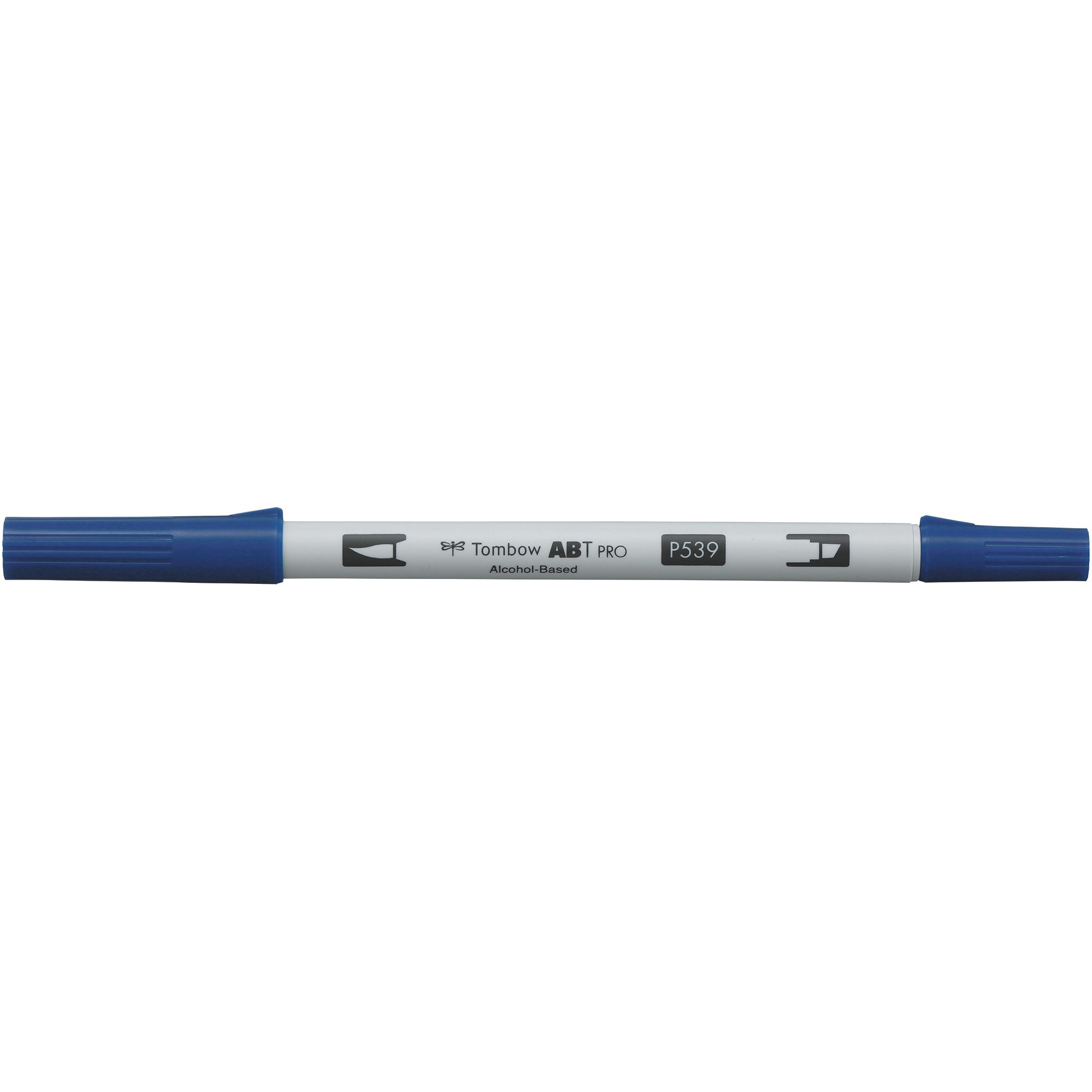 Tombow ABT PRO ABTP-539 Outline-/Kreativmarker – Doppeltspitze (Pinsel-/Keilspitze) 0,5–5,5 mm – denim