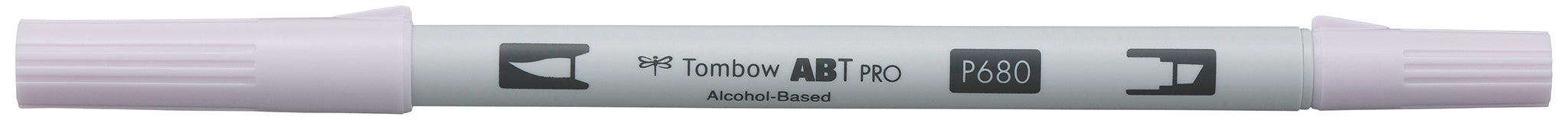 Tombow ABT PRO Brush Pen, Doppelspitze – Pinselspitze, alkoholbasiert, Ice Pink