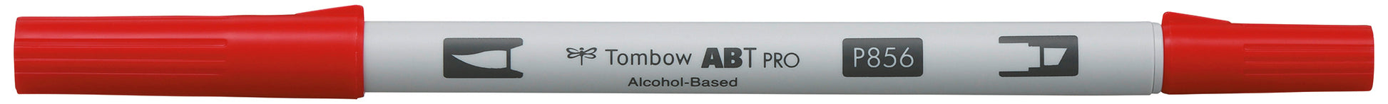 Tombow ABT PRO Brush Pen – Doppelspitze, Pinselspitze, alkoholbasiert, Chinese Red