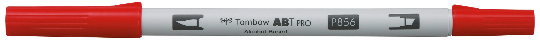 Tombow ABT PRO Brush Pen – Doppelspitze, Pinselspitze, alkoholbasiert, Chinese Red