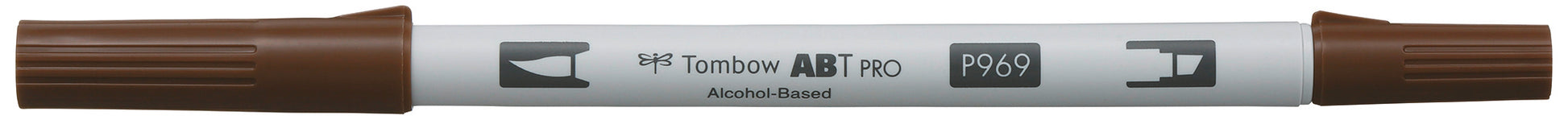 Tombow ABT PRO Outline- / Kreativmarker – Doppeltspitze (Pinsel- & Feinspitze) – Chocolate