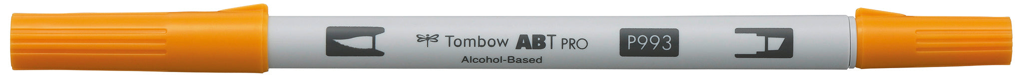 Tombow ABT PRO ABTP-993 Outline-/Kreativmarker Chrom – Doppeltspitze – Orange