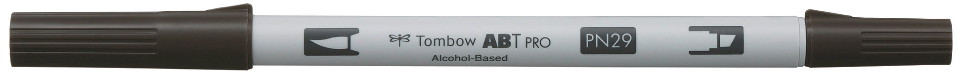 Tombow ABT PRO Brush Pen, Doppelspitze – Kombi, alkoholbasiert, Warmgrau 13