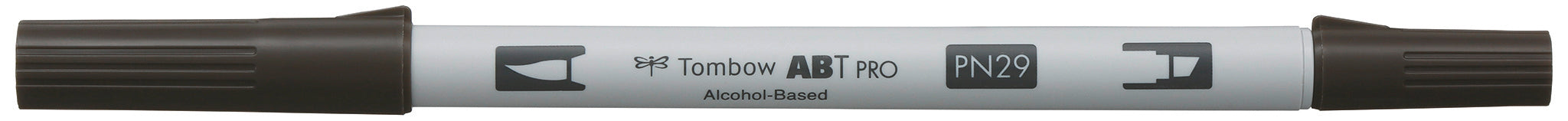 Tombow ABT PRO Brush Pen, Doppelspitze – Kombi, alkoholbasiert, Warmgrau 13