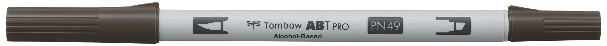 Tombow ABT PRO Pinselstift, Doppelspitze – alkoholbasiert, Warmgrau 8