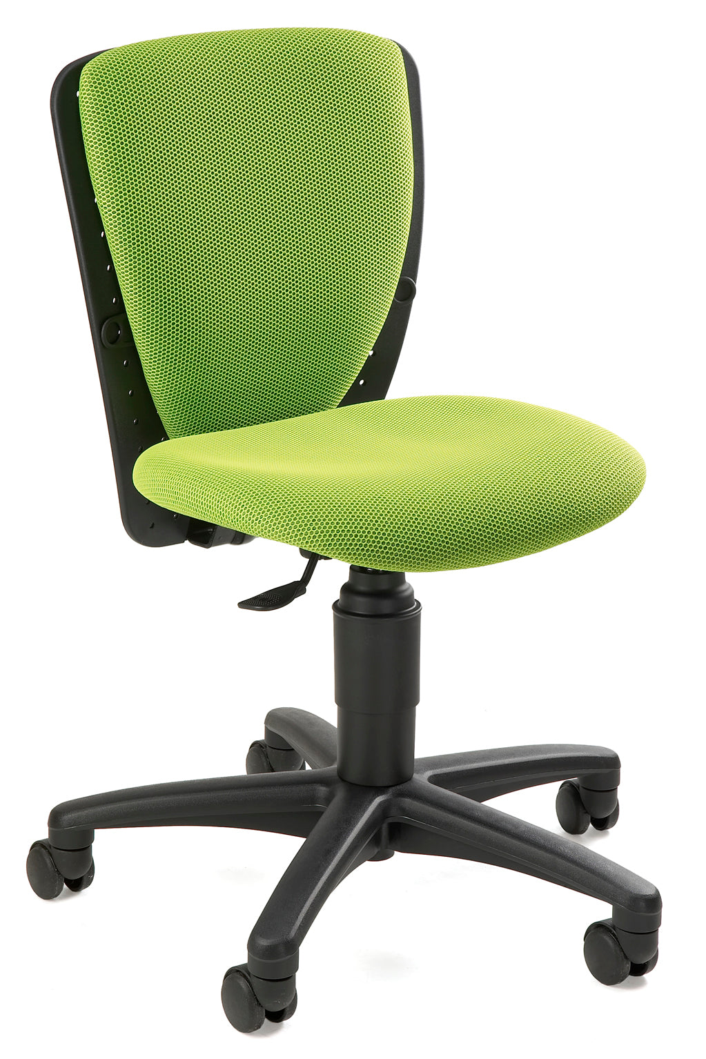 Topstar High S'cool 70570 BB5 Kinder-Bürostuhl – Polsterrücken – Grün, mit Lendenstütze