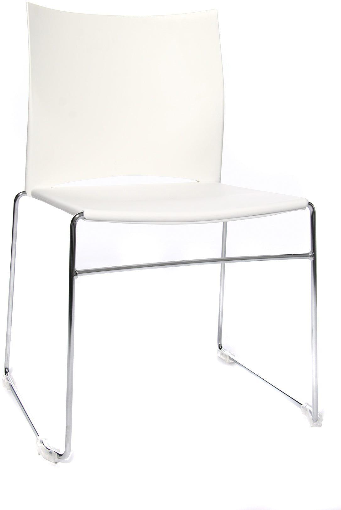 Topstar W-Chair CH490-2 Besuchersessel – Weiss, stapelbar