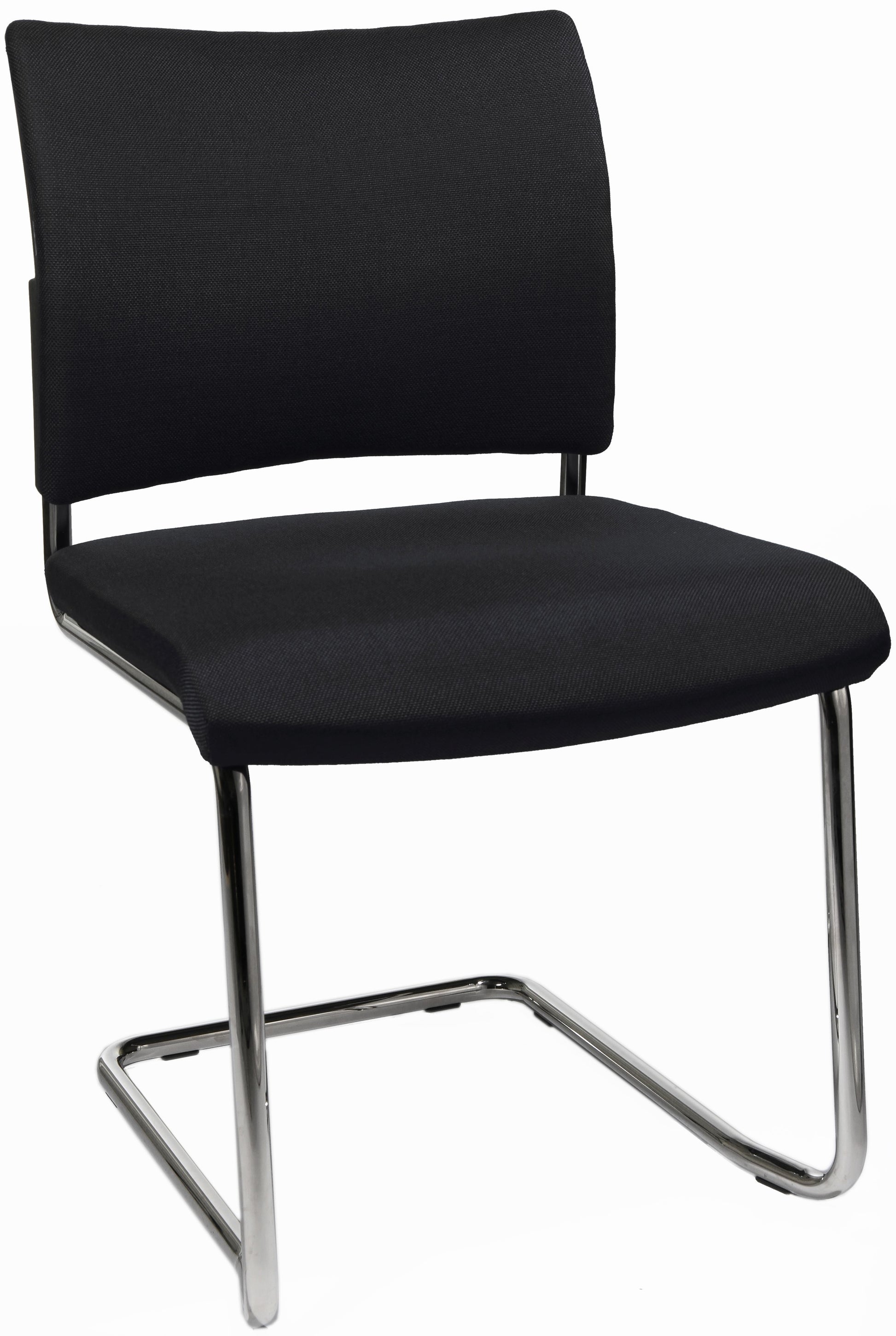 Topstar Visit 20 NV390 G20 Besuchersessel – Polsterrücken – Schwarz, Freischwinger, stapelbar