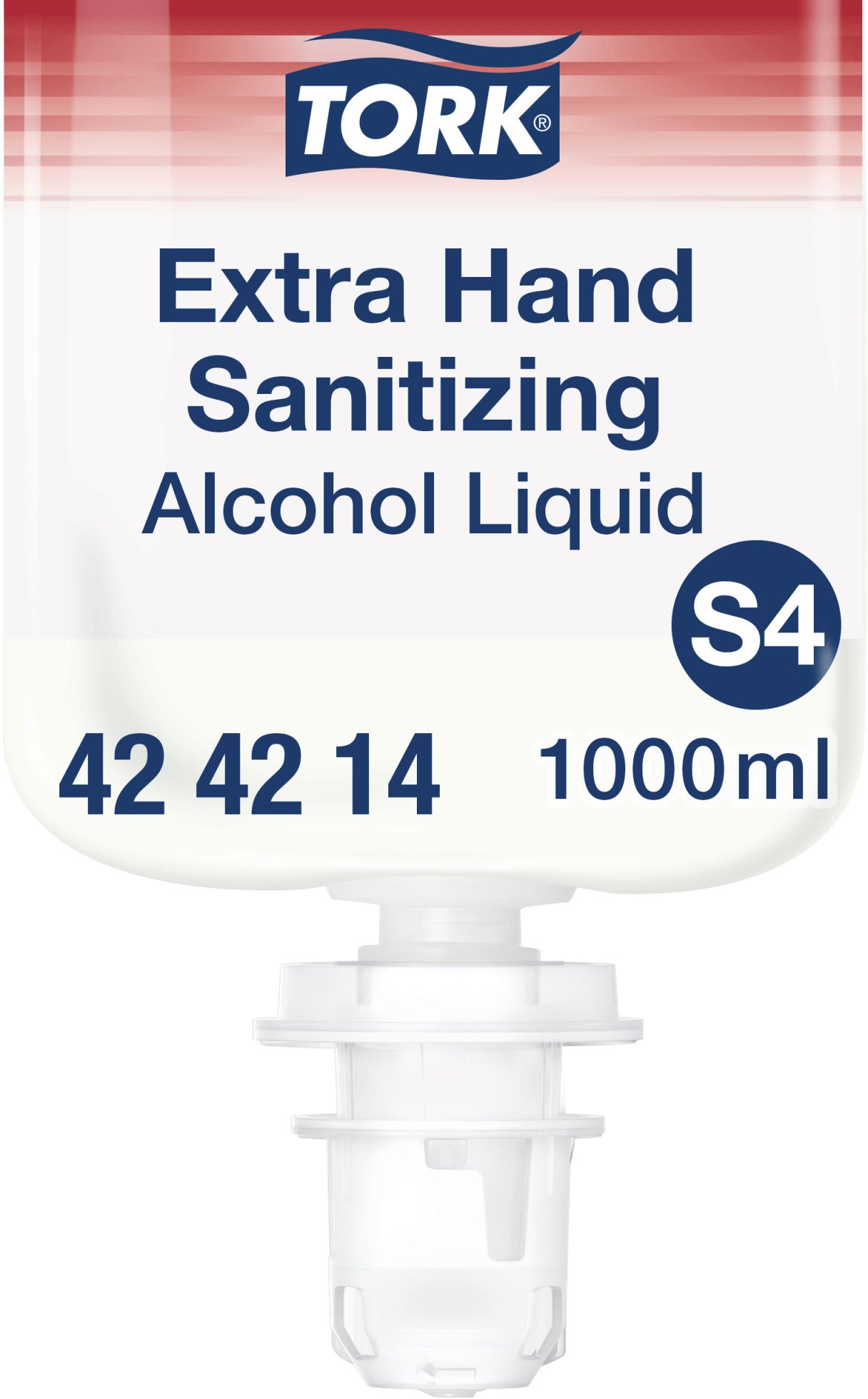 Tork Händedesinfektionsmittel – Nachfüllbeutel für Tork S4 – alkoholisch, farblos – 1 l
