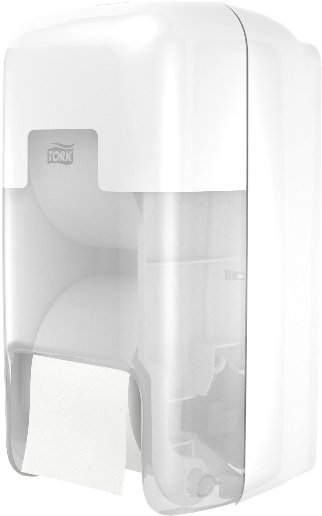 Tork T7 – Toilettenpapierspender – Weiss, OptiServe Coreless, abschliessbar, berührungslos