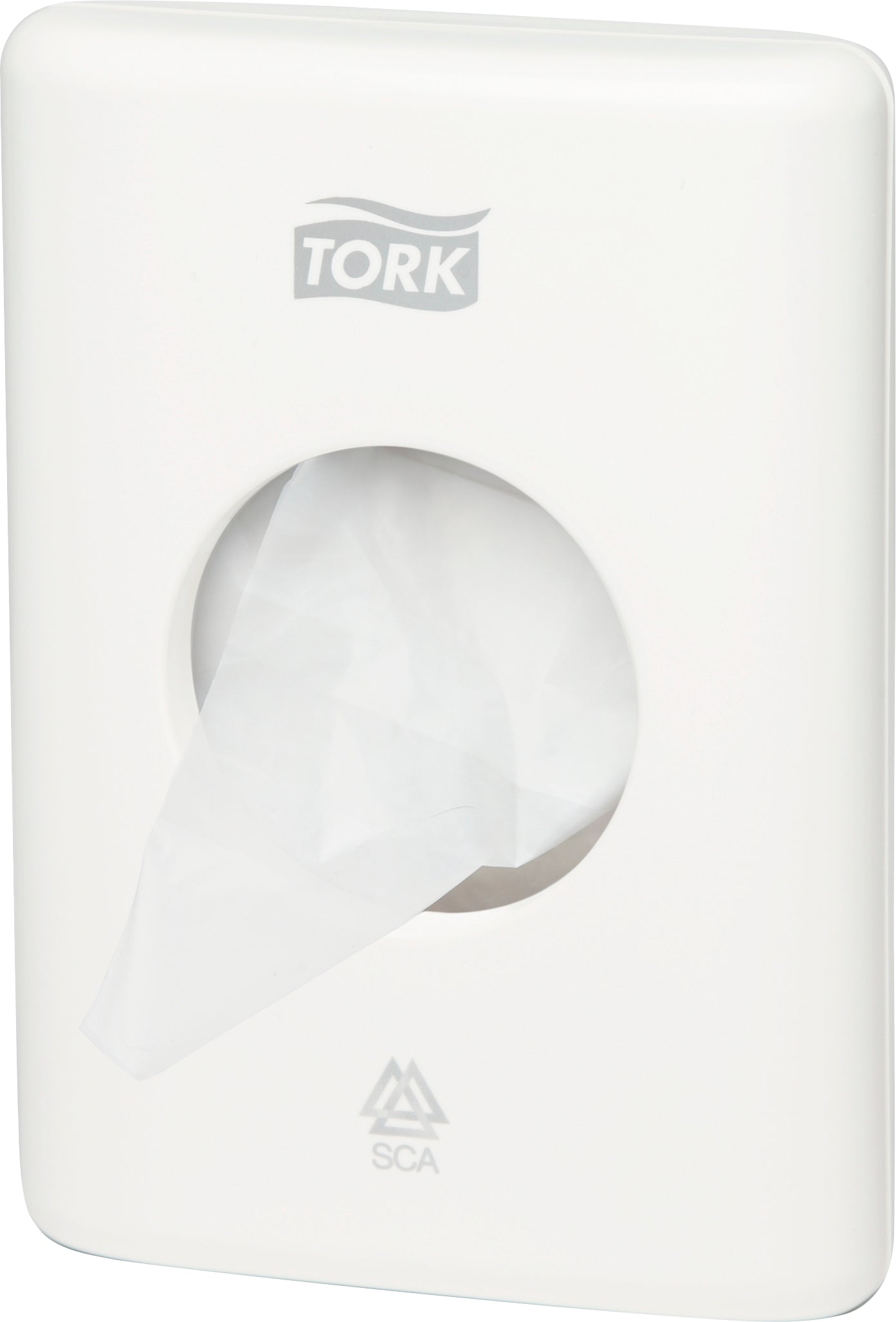 Tork Elevation – Hygienebeutelspender – Weiss, für Tork B5 Nachfüllungen, 14 × 10 × 3.6 cm