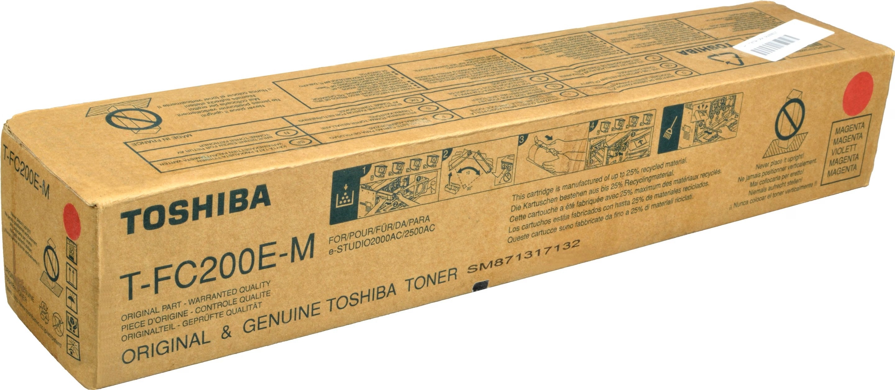 Toshiba TFC200UM Magenta Toner – Original – für Toshiba E-Studio 2000AC