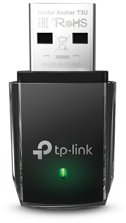 TP-Link Archer T3U USB-WLAN-Adapter – Wi-Fi 5 (802.11ac), Dualband, bis 867/400 Mbit/s, USB 3.2 Gen 1