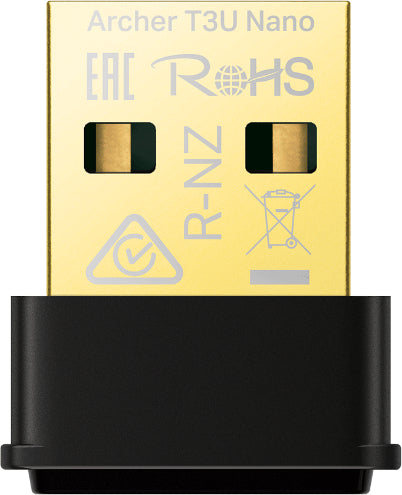 TP-Link Archer T3U Nano USB-WLAN-Adapter – Wi-Fi 5 (802.11ac), Dual-Band, 1267 Mbit/s, USB 2.0