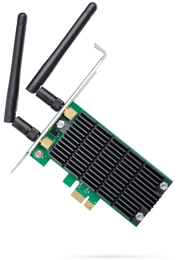 TP-Link Archer T4E PCIe WLAN-Adapter – Wi-Fi 5 (802.11ac), bis 867 Mbit/s, PCIe, 2× Antennen