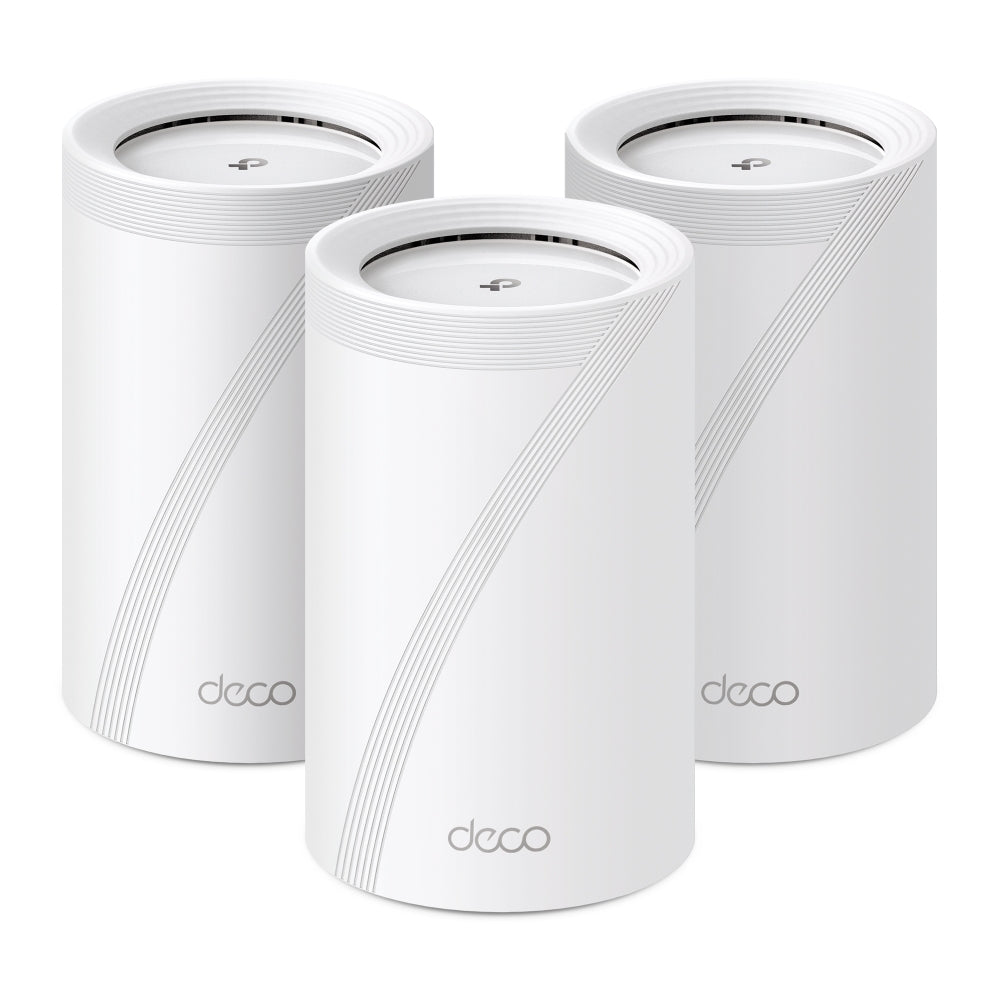 TP-Link Deco BE65 – Access Point – Wi‑Fi 7 (2,4/5/6), 9,2 Gbit/s, 4×2,5GbE, 3er-Pack