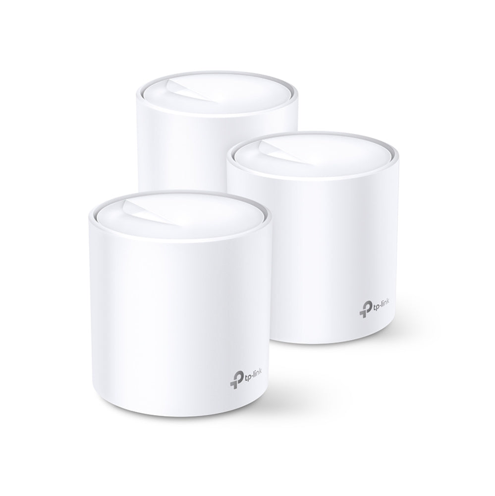 TP-Link Deco X20 X203P – Mesh-System, Wi-Fi 6, Dual-Band (2,4/5 GHz), bis 1775 Mbit/s, 3er-Set