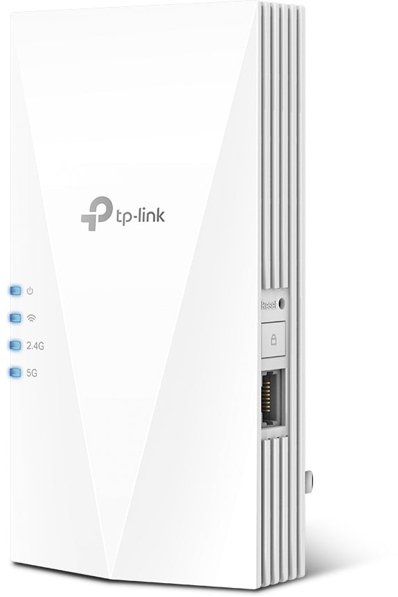TP-Link RE700X WLAN-Router – Wi-Fi 6 (AX3000), Dual-Band (2,4/5 GHz), 1× LAN (Gigabit), Weiss