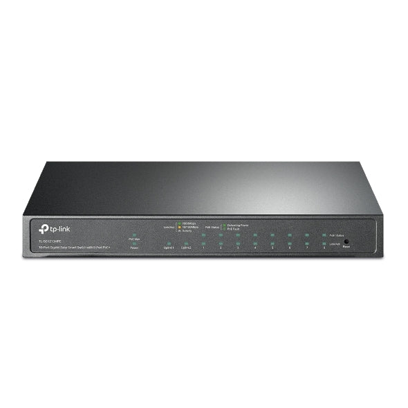 TP-Link TL-SG1210MPE – Managed Switch – 9×GbE, 1×SFP, L2, PoE+ 123 W