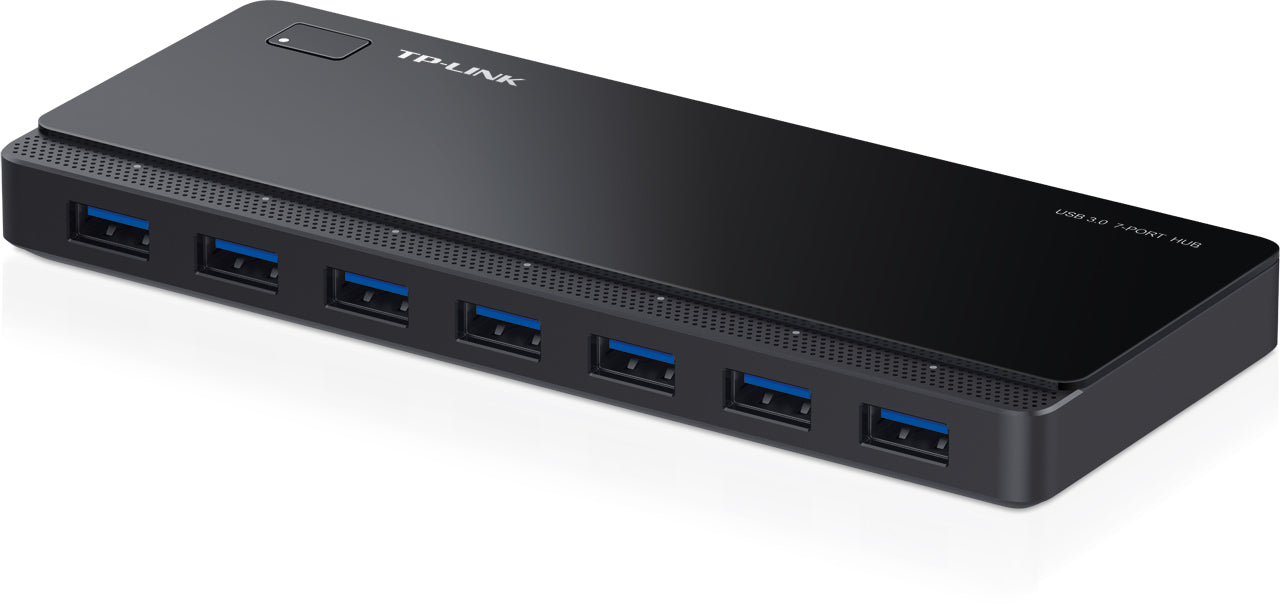 TP-Link UH700 USB-Hub – USB 3.0, 7× USB-A, für Windows/Mac/Linux
