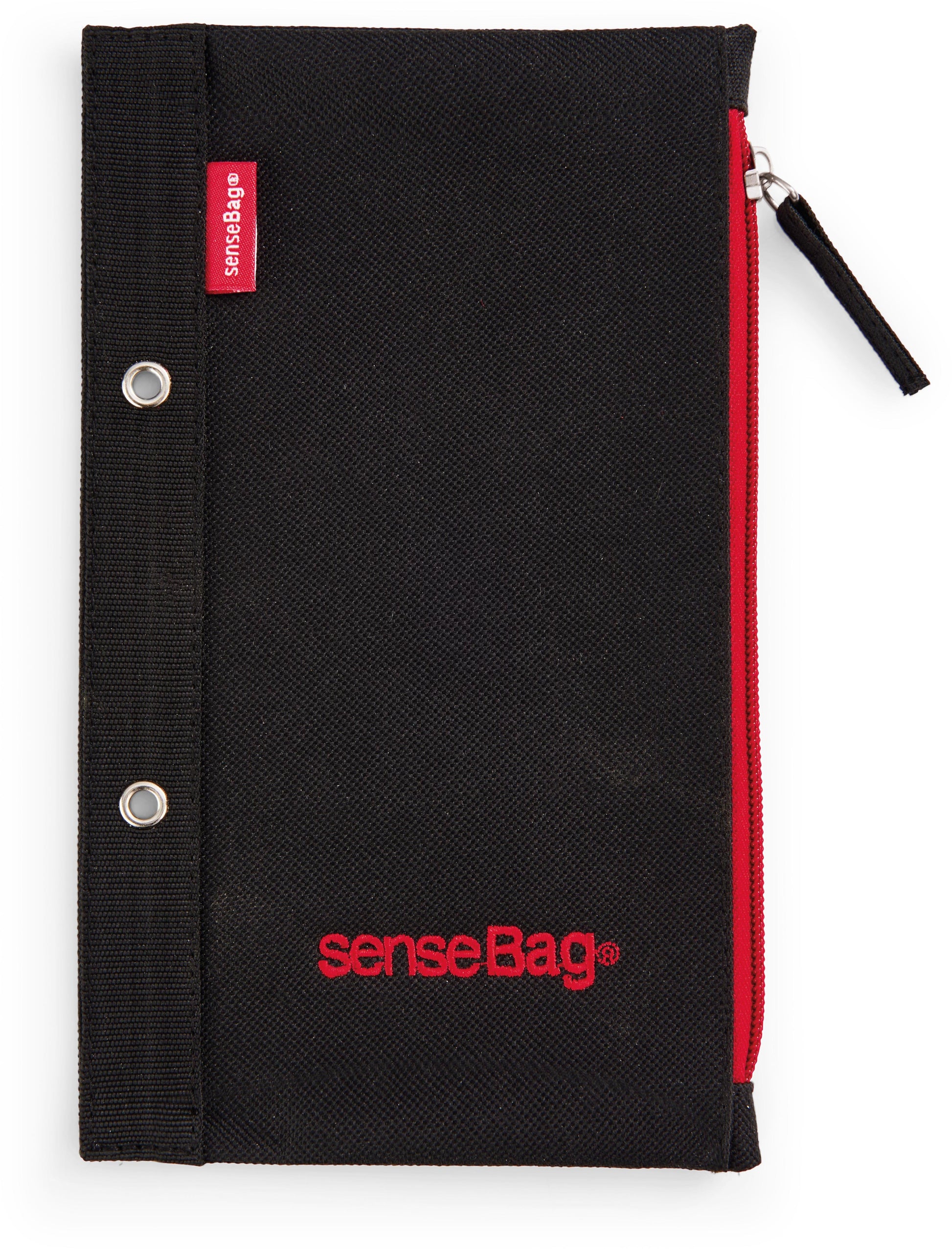 Transotype senseBag – Reissverschlusstasche, schwarz, Polyester, 21 × 12,5 cm