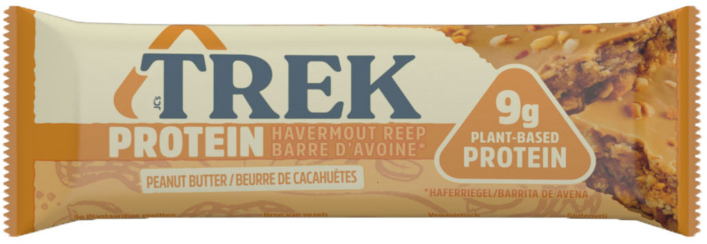 TREK Protein-Haferriegel – Erdnussbutter, vegan, glutenfrei – 889 g