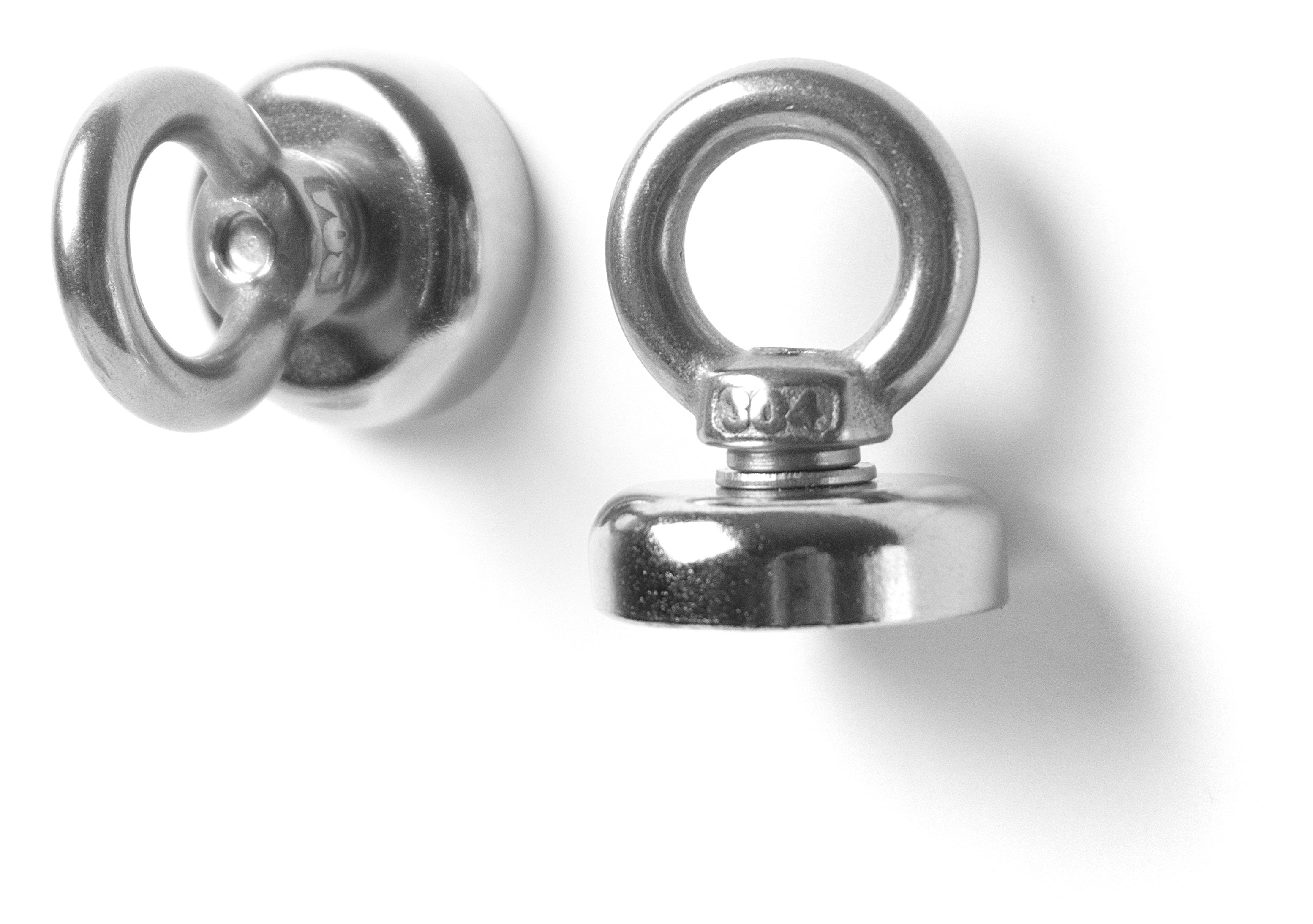 Trendform CATCH FA2701 Magnete – Ø 25 × 33 mm, Metall, Silber, 2 Stück