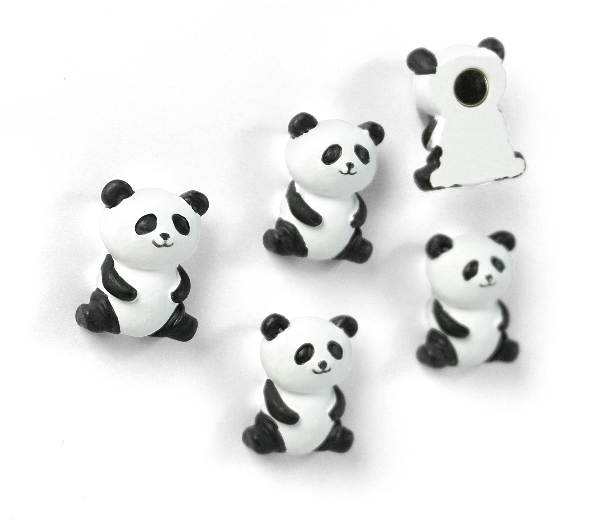 Trendform Magnet-Set Panda – 5-teilig – 10,2 × 9,2 × 1,8 cm – mehrfarbig