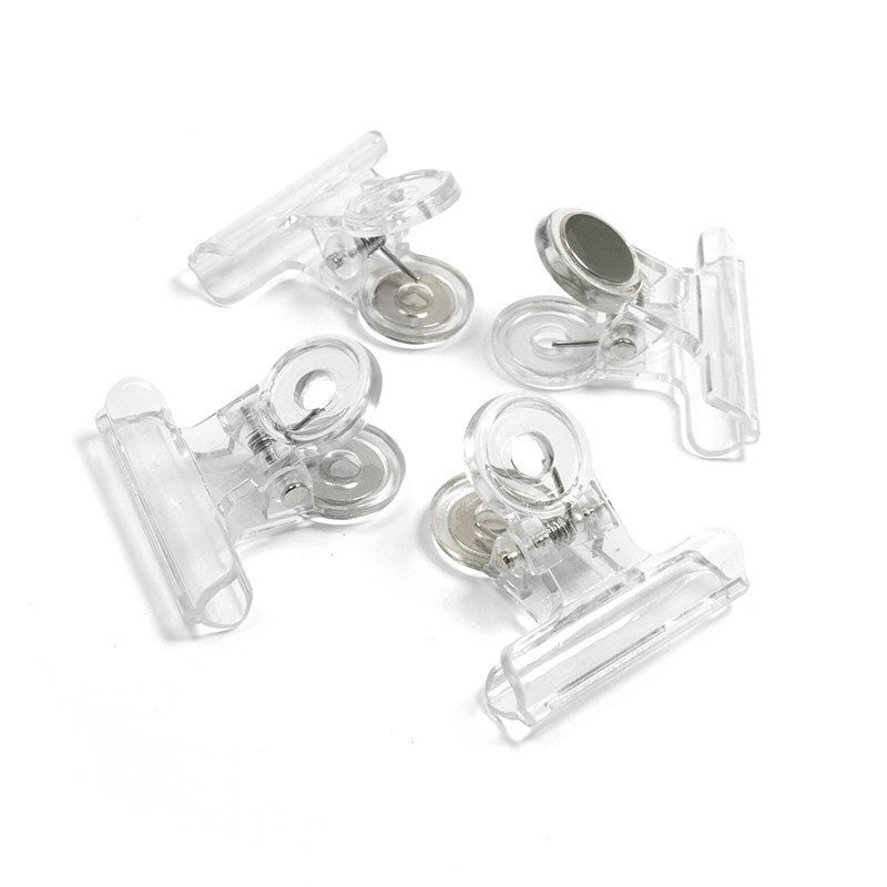 Trendform GRAFFA FW4003 Magnet-Clip – 164 × 52 × 24 mm – 4 Stück, transparent