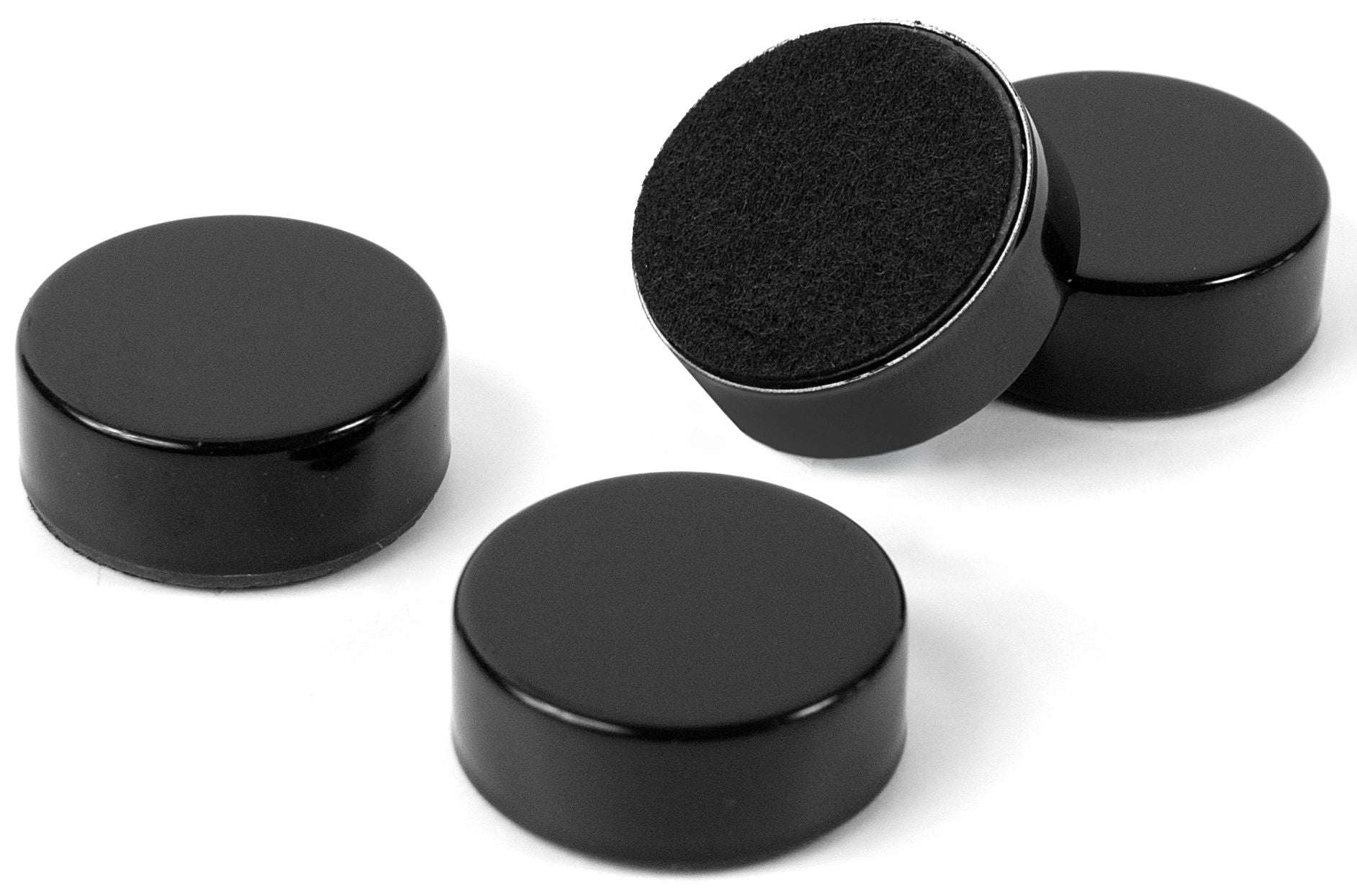 Trendform Tafelmagnete – Ø 23 mm – 4er Set – Schwarz