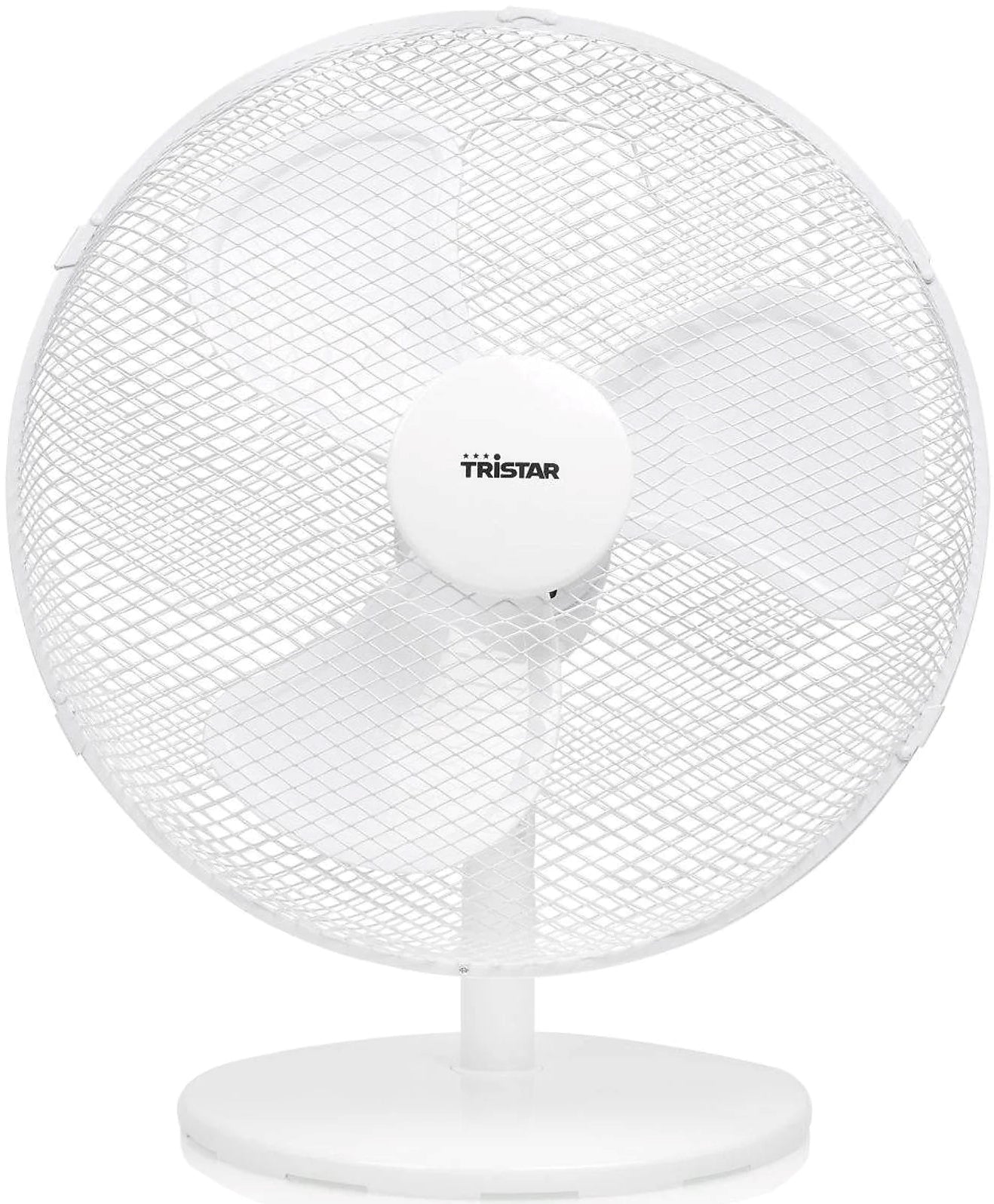 Tristar Tischventilator – 40 cm, 3 Stufen, 45 W, 56,8 dB, Weiss