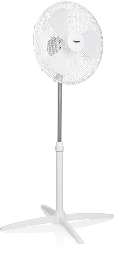 Tristar Standventilator VE-5755 – 40 cm, 3 Stufen, oszillierend, 45 W, 56,8 dB(A), Weiss